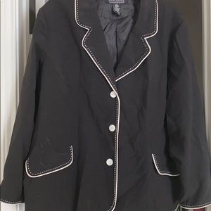 Black suit jacket
